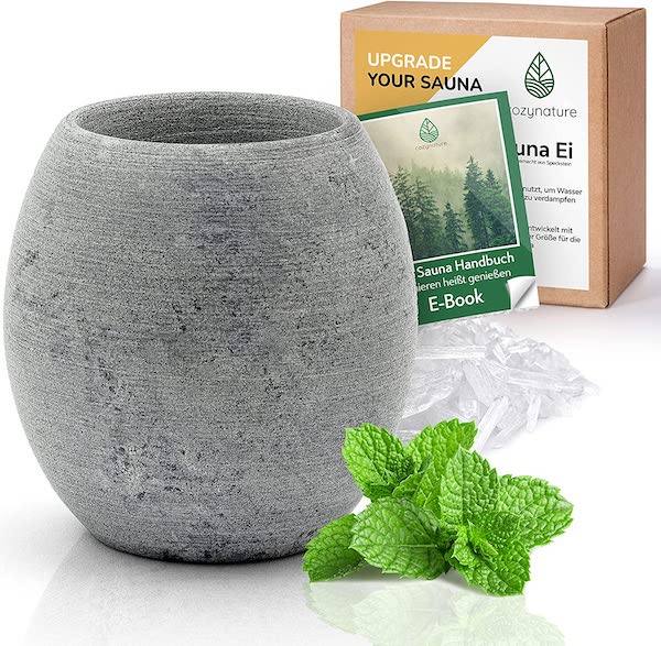 CozyNature Speckstein Sauna Brunnen